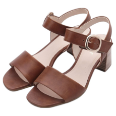 Gabor 女款 素雅粗跟涼鞋 41.700.24, 23cm, 棕色