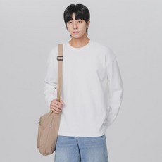 ALVINCLO 雙倍棉質素色寬鬆長袖T恤 AVT313