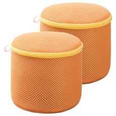 Easy Deal簡便的內衣洗衣袋 15*17cm, 2個, 橘色