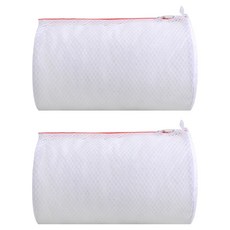 怡集得 防損傷多用途洗衣袋 20 x 30 cm, 2個, 蜂巢網 圓筒