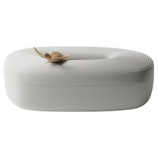 QUALy 鵝卵石衛生紙盒 L, 1個, 海龜