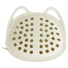 Easy Deal 優質女性內衣洗衣袋 29 x 28 x 3.5 cm, 1個, 米色拉鍊款