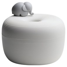 QUALy 鵝卵石衛生紙盒 S, 1個, 小象