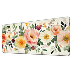 쇼핑닥터 게임용 사무용 가정용 마우스패드장패드 300 x 700 x 2 mm, 유채화데이지194, 1개