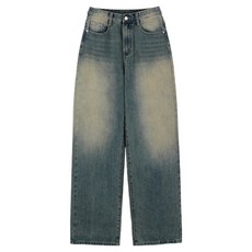 PLAYS 男士短版/基本版/長版 隱藏式鬆緊帶 復古寬版直筒牛仔褲