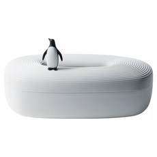 QUALy 鵝卵石衛生紙盒 L, 1個, 企鵝