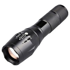 強光手電筒兩用式, 1個, 黑色