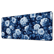 Shopping Doctor 遊戲用 辦公用 家用 大型滑鼠墊 300 x 600 x 3 mm, 1個, 藍海軍雛菊182