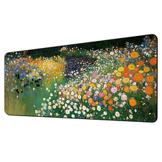Shopping Doctor 遊戲用 辦公用 家用 大型滑鼠墊 300 x 600 x 3 mm, 1個, 田野裡的雛菊192