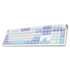 앱코 3모드 퀵스압 유무선 기계식 키보드, 마일드 블루, A108K, 벚꽃축