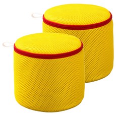 Easy Deal簡便的內衣洗衣袋 15*17cm, 2個, 黃色