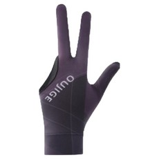 Foaming Home 舒適輕便全指左手撞球手套, 1個, 深紫色