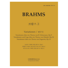 피아노 지상공개레슨 ISLS 129: 브람스. 3: 변주곡:, 일송미디어 편집부, 일송미디어
