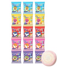 Enfant Bonbon Snacks 碰碰狐 鯊魚寶寶 條裝棉花糖 15入, 1個, 60g