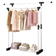 와이홉 옷걸이 행거 더블, 화이트