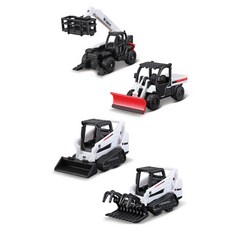 Maisto 山貓重型機具玩具4件組, 1套, 白色