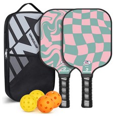 Vinsguir Mashatu 戶外沙灘日落匹克球套組, 方格紋, 1套