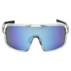 사일런스 S1 사이클 고글, 크리스탈(프레임), 아이스블루(렌즈), 1개