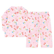 mollimelli friends 迪士尼唐老鴨與黛西晚安蜜桃絨睡衣上下套裝