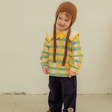 Pimpollo 格紋熊上下套裝 OLTCE03