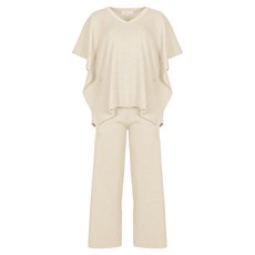 BURU N JUDY V領斗篷+褲子套裝 BORIST502B