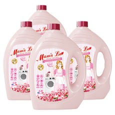 April室內乾燥型衣物柔軟精香水花束 粉色玫瑰香 正裝, 2.5L, 4個