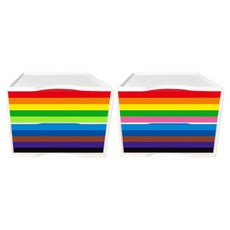 Coco Color 色紙收納整理盒 + 雙面色紙 20色 1000張 + 單面色紙 10色 1000張 套組, 1套, 30色