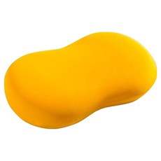 봄날애 말랑말랑 모찌쿠션 경추 숙면 메모리폼 베개, 옐로우, 1개