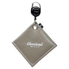 Cleveland GOLF 高爾夫球Cleveland伸縮球巾 CGF-24062I, 1個, 灰色