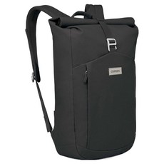 OSPREY Akane 捲蓋式小型後背包, BLACK, 1個