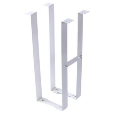 와이홉 PC 컴퓨터 본체 거치대 데스크탑 받침대 1.2mm, 화이트, 1개