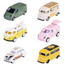 maJORETTE 美捷輪 佐法式餐車系列 小汽車 6件組, 1套, 佐法式餐車 多色