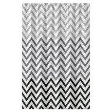 WE CHAMP 時尚環保加長浴簾 Z0085, 波浪, 1個