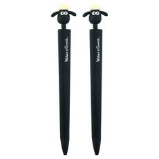 핑크풋 월레스와 그로밋 삼각샤프 2탄 숀 블랙, 2개, 0.5mm
