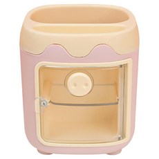 투데이리빙 귀여운 3단 데스크 오거나이저 스티커 CD_LBR_AL06, 핑크(CD_LBR_AL064P), 1개