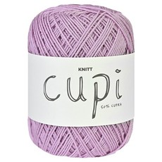 Knitt Qupy Cupra 編織線 70g, 1個, 29 紫丁香色