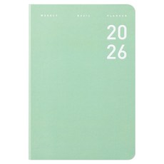 ARDIUM 2026 每週基本計畫本, 1個, 薄荷綠