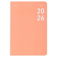 ARDIUM 2026 每週基本計畫本, 1個, 粉紅色