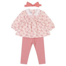 absorba 嬰幼兒Allo上下套裝 + 髮帶組