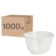 盒作社 碗 透明款 FBM360, 1箱, 1000個裝