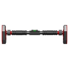 極美家居 引體向上單槓/室內單杠 適用安裝距離65~90cm 僅適用於寬度大於7cm實心墻體或門框, 黑紅色