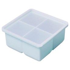 HIKARI 日光生活 矽膠附蓋製冰盒 M265, 藍色, 1個