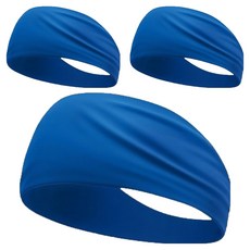 Glowus 運動吸汗髮帶, 3個, 6 紫羅蘭色