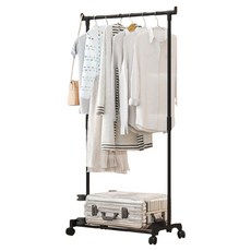 Why Hop簡約多功能衣架 衣架 單個, 黑色