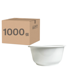 盒作社 碗 白色款 FBM500, 1箱, 1000個裝