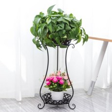 Othem 2層花架花盆架 Type2, 黑色, 第二階段