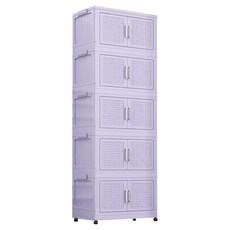 ONE HOUSE 阪藤加深款折疊收納櫃 250L OH-R122-A5604, 5層, 藤紫霧