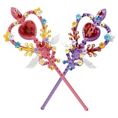 I-Nara 兒童積木組裝玩具 珠寶魔法棒, 1個, 粉紅色