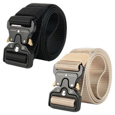 歐威尼 男士運動皮帶2件組, 1套, 黑色, 象牙白