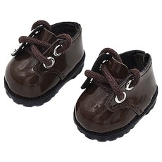 칠시 라부부 인형 워커 구두 1cm, 브라운, 1개